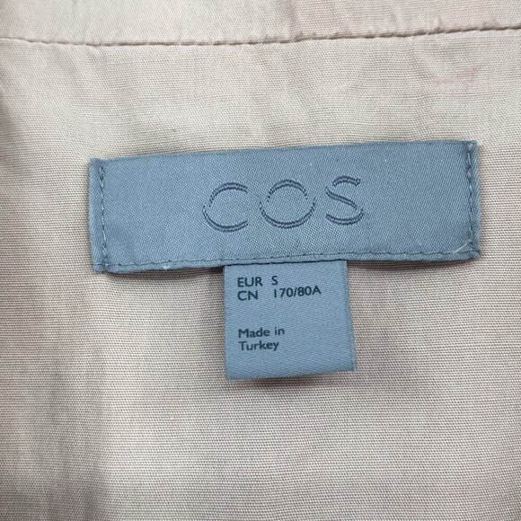 COS Small Beige Oversized Playsuit Romper Minimalist Quiet Luxury Old Money - Picture 6 of 16